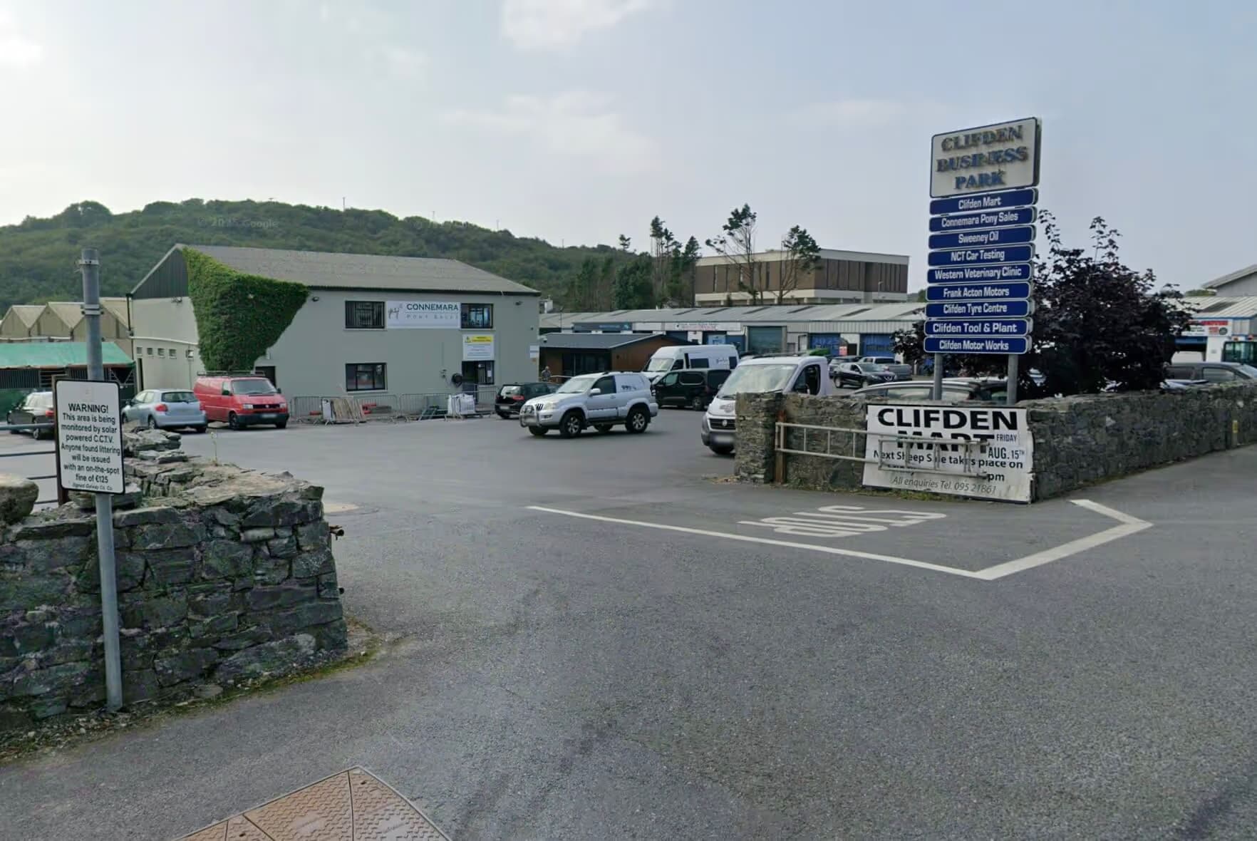 Clifden NCT Centre building and test lanes