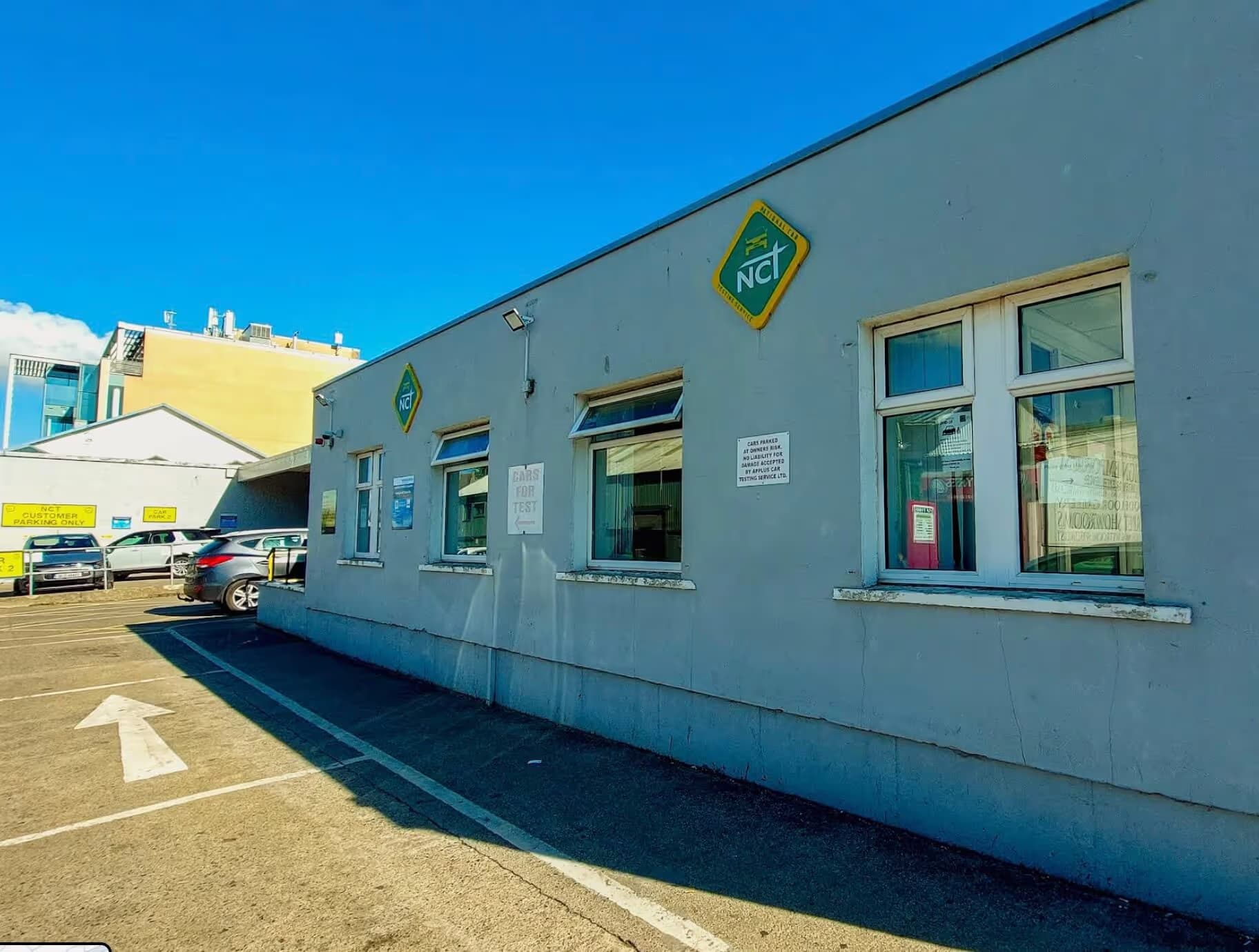 Deansgrange NCT Centre building and test lanes