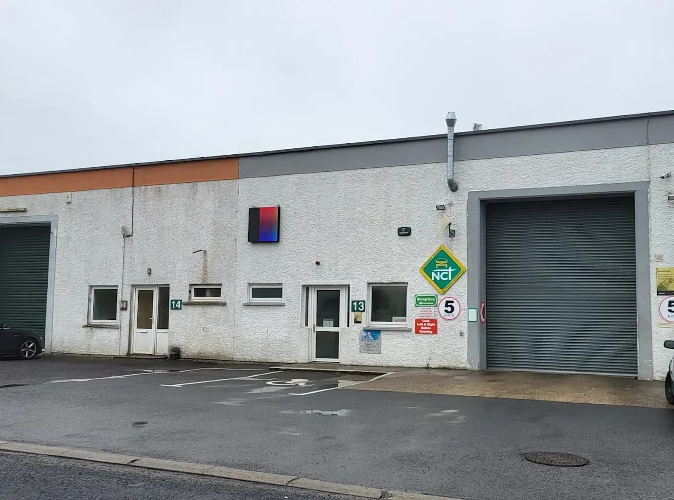 Derrybeg NCT Centre building and test lanes