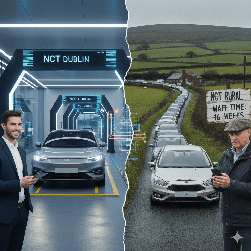 The Great NCT Divide 2026: Why Dublin Drivers & Rural Motorists Face Different Battles