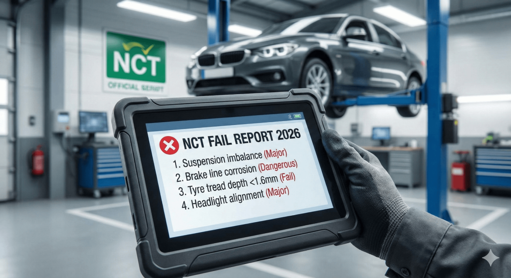 NCT Fail Reasons 2026: Top 5 Faults & How to Pass First Time