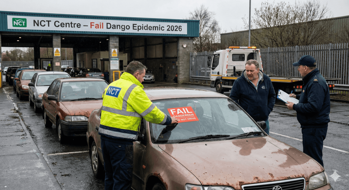 NCT Crisis 2026: The "Fail Dangerous" Epidemic Clogging Irish Testing Lanes